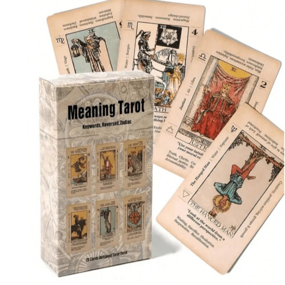 Meanings Beginner Tarot Deck Rider-Waite-Smith Meanings on Each Card